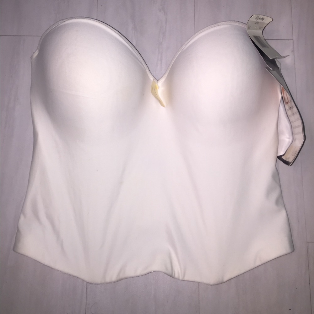Lilyette strapless bridal bra, tummy control, full